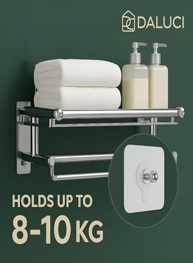 DALUCI 20 Pcs Self Adhesive Screw Hooks for Hanging | Heavy Duty Adhesive Wall Hooks for Wall Heavy Items | Sticker Screw Wall Hook Without Drilling, Nail Free Wall Hooks for Clothes Towels & Home - Image 3